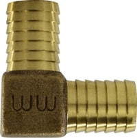 973979 by Midland | Insert Fitting | 1-1/2" Hose Barb x 1-1/2" Hose Barb | 90° Elbow | Bronze