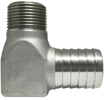 973982SS by Midland | Insert Fitting | 1" Insert x 1" Male Pipe | 90° Elbow | 304 Stainless Steel