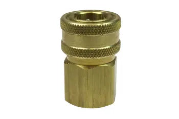 111ST by Coilhose | Straight Through Series Coupler | 3/8" Female NPT Thread | Straight | Brass