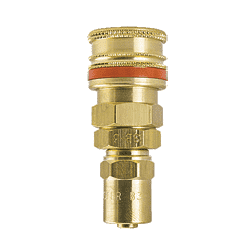 A-SB3 by ZSi-Foster | Quick Disconnect | A70 Series | 1/4" Standard Socket | 1/4" ID x 1/2" OD | Reusable Hose End | Brass