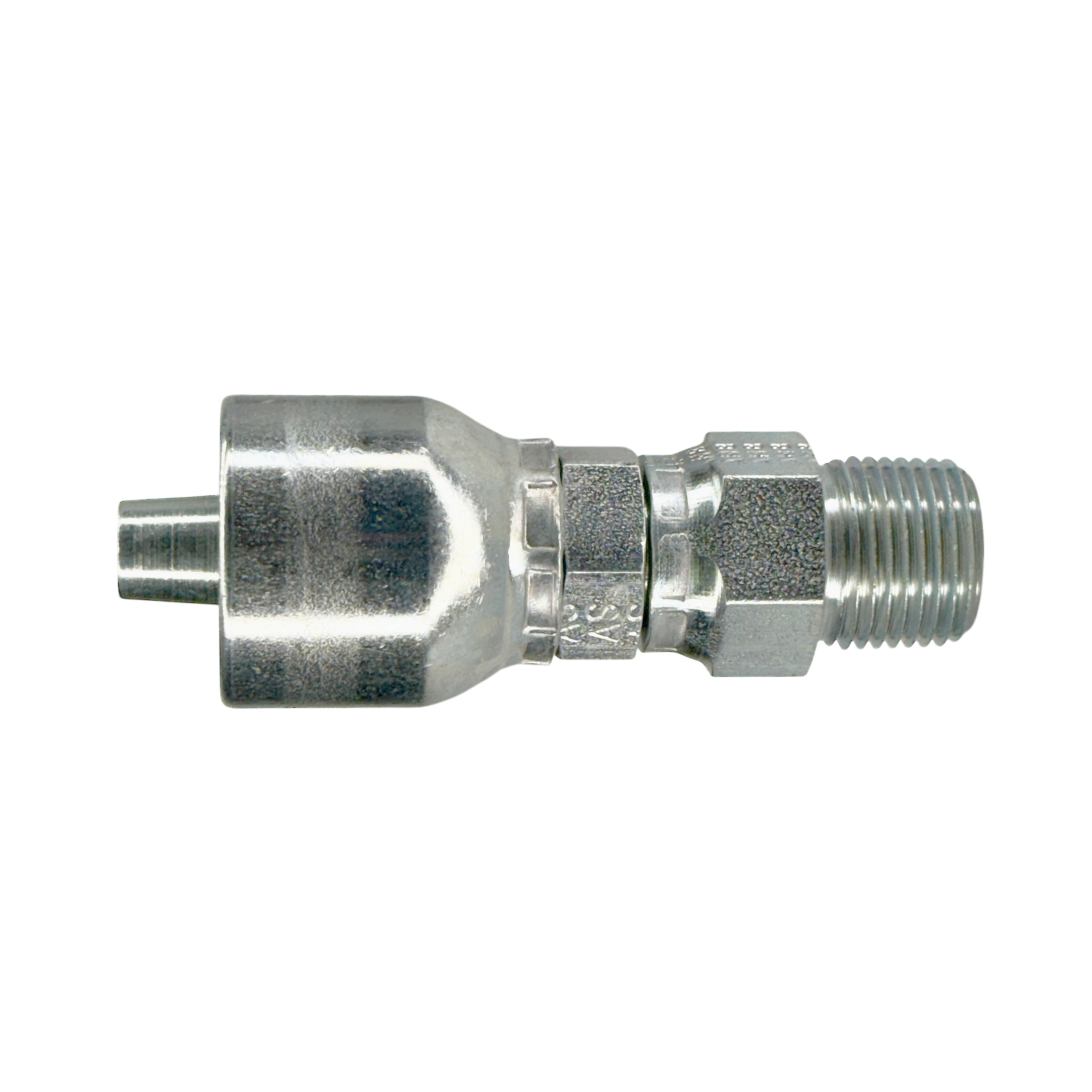 A04-6x6 by Couplamatic | A Series Coupling | 3/8" Hose ID x 3/8-18 Thread Male Swivel NPTF | Straight