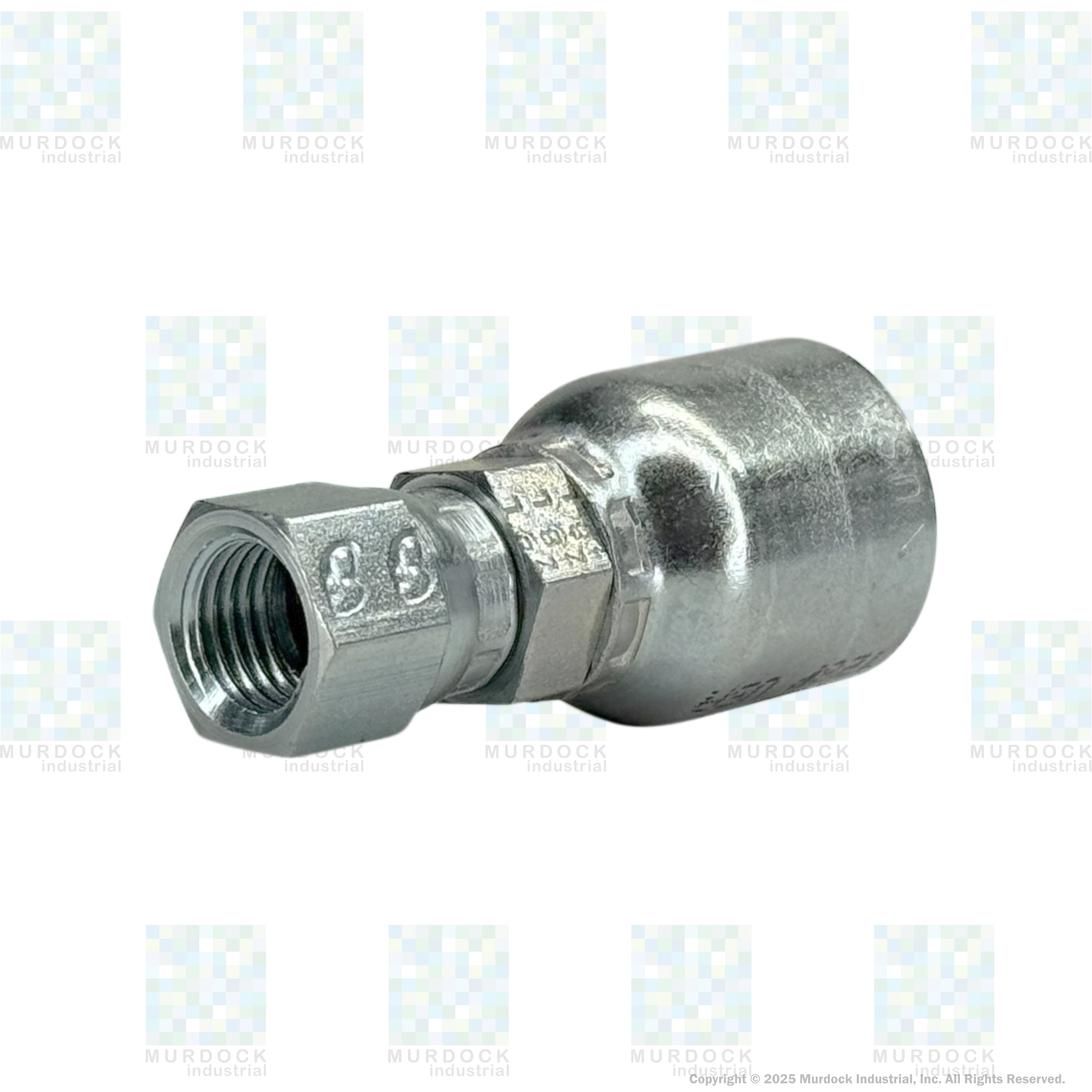 A09-4x4 by Couplamatic | A Series Coupling | 1/4" Hose ID x 7/16x20 Thread JIC 37° Female Swivel | Straight
