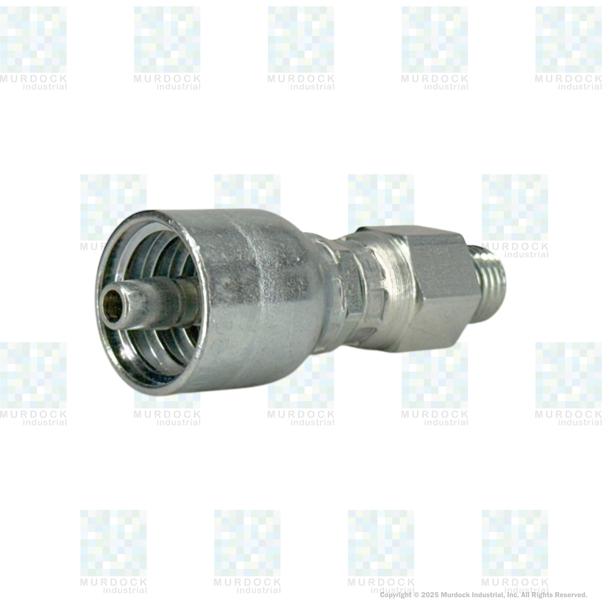 A12-4x4 by Couplamatic | A Series Coupling | 1/4" Hose ID x 7/16x20 Thread ORB Male Swivel | Straight