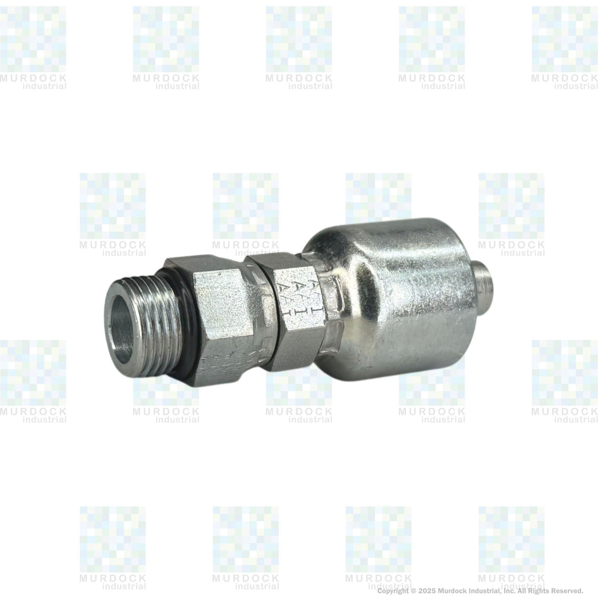 A12-8x8 by Couplamatic | A Series Coupling | 1/2" Hose ID x 3/4x16 Thread ORB Male Swivel | Straight