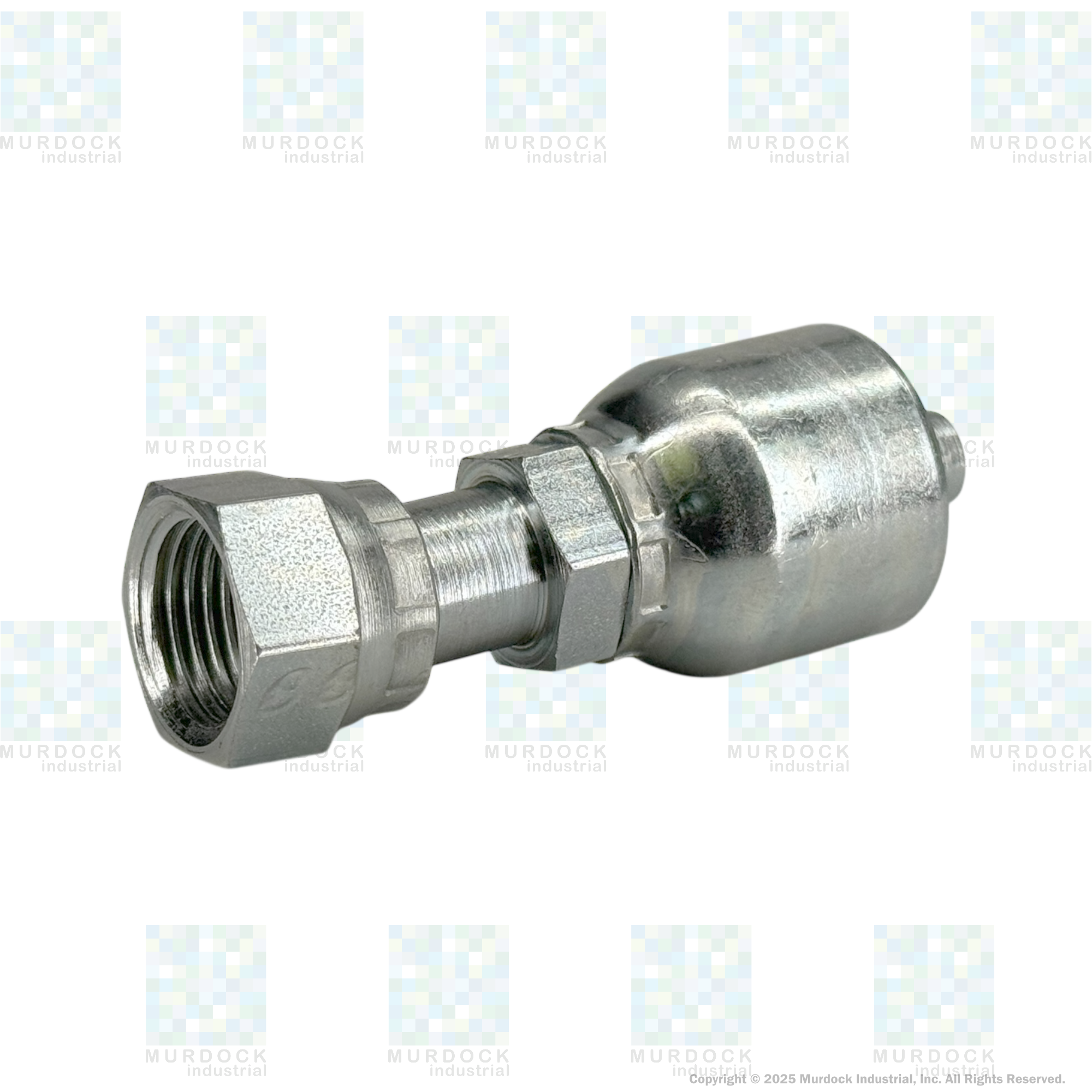 A30-4x4 by Couplamatic | A Series Coupling | 1/4" Hose ID x 9/16x18 Thread O-Ring Face Seal | ORF Female Swivel | Straight