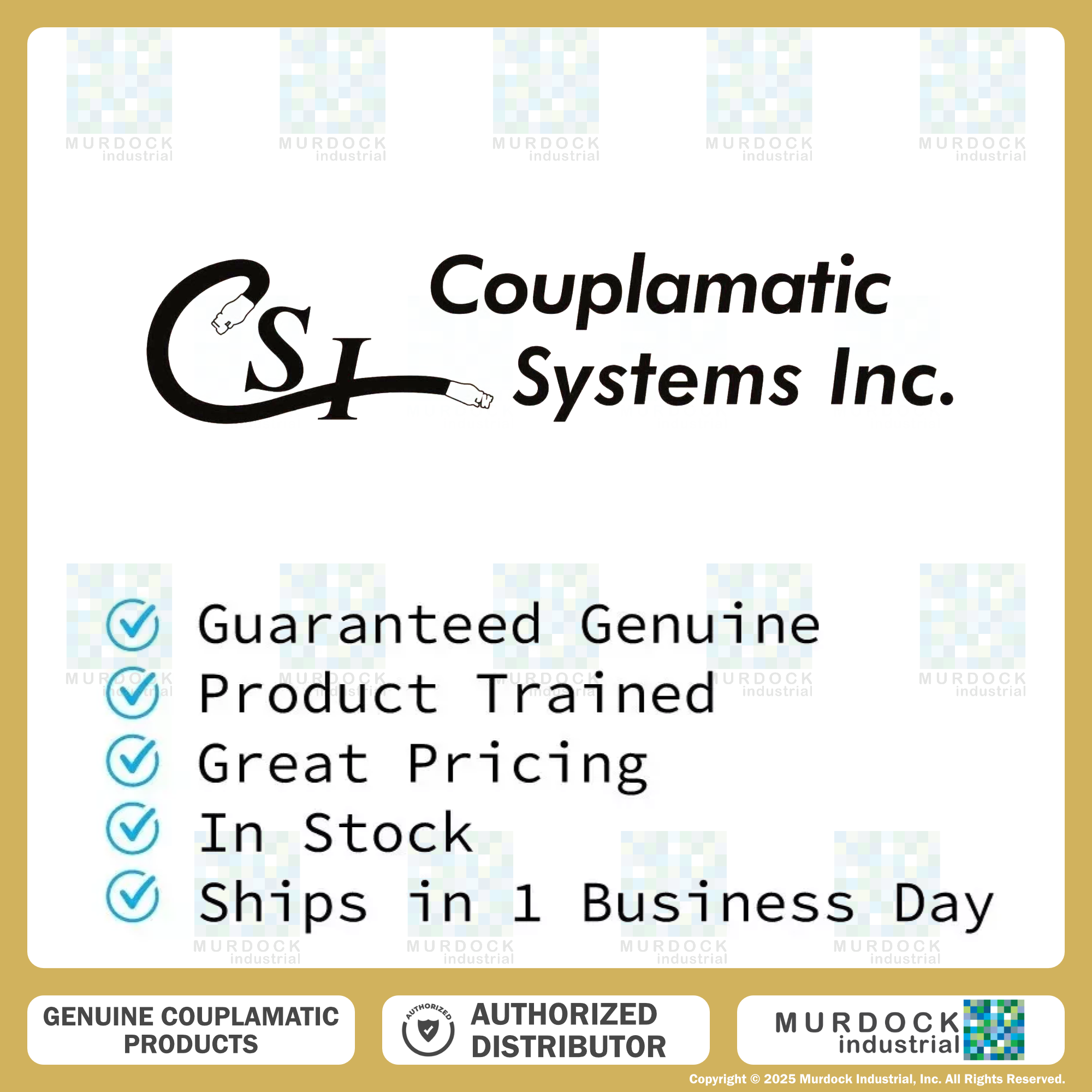 A30-6x6 by Couplamatic | A Series Coupling | 3/8" Hose ID x 11/16x16 Thread O-Ring Face Seal | ORF Female Swivel | Straight