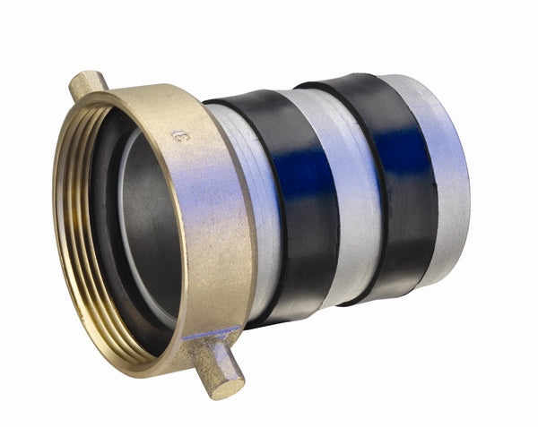 ABF-LF200 by Kuriyama | EZ-Seal™ Leak Resistant Pin Lug Fitting | ABF-LF Series | 2" Size | Shank with Female Brass Swivel Nut | Aluminum