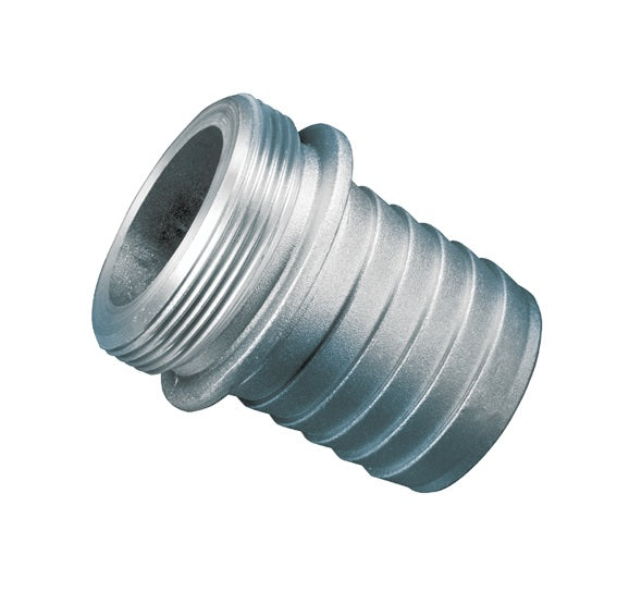 ABM200 by Kuriyama | ABM Series | Pin Lug Coupling | Male End | 2" Hose Barb x 2" Male NPSM | Aluminum