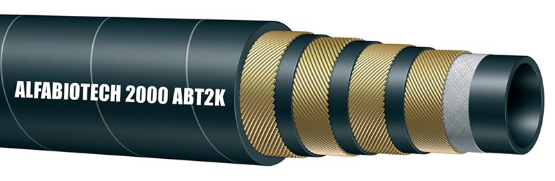 ABT2K-40 Alfagomma by Kuriyama | ABT2K Series | Alfabiotech 2000 Minetuff Hydraulic Hose | 4-Wire | 2-1/2" ID | 3.11" OD | 2000 PSI | 100ft Length
