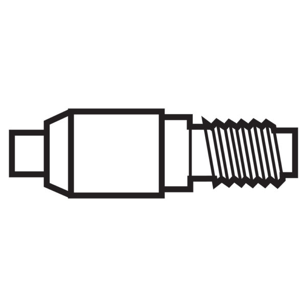 ACP348 by Kurt Hydraulics | Braze in Service Port for Refrigerant Beadlock Hose Coupling