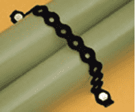 AE4779 by Band-It | All Purpose Band | 1" Width | 0.050" Thickness | PPA571 Coated | 316 Stainless Steel | 82.5ft/Roll