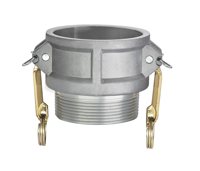 AL-B2015 by Kuriyama | AL-B Series | Part B | Cam & Groove Adapter | 2" Coupler x 1-1/2" Male NPT | Aluminum