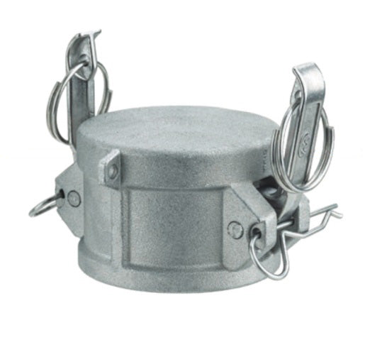 ALSH-DC400 by Kuriyama | ALSH-DC Series | Part DC | Cam & Groove Dust Cap | 4" Size | Aluminum / SS Handles