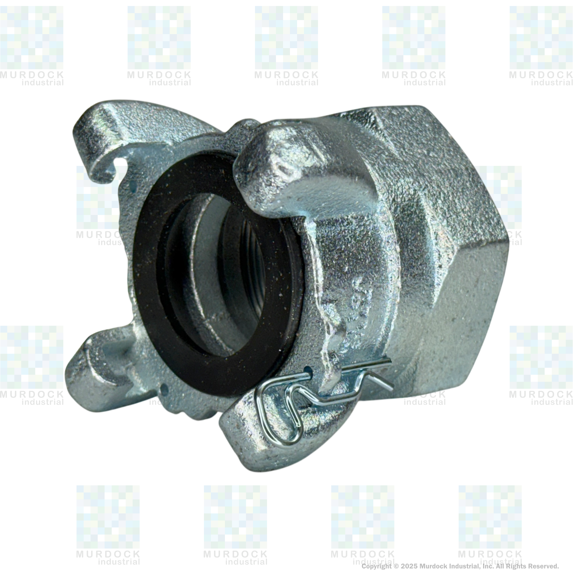 AM28 Air King® by Dixon Valve | Pneumatic Fitting | 4-Lug Threaded End | Chicago Style x 2" Female NPT | Iron