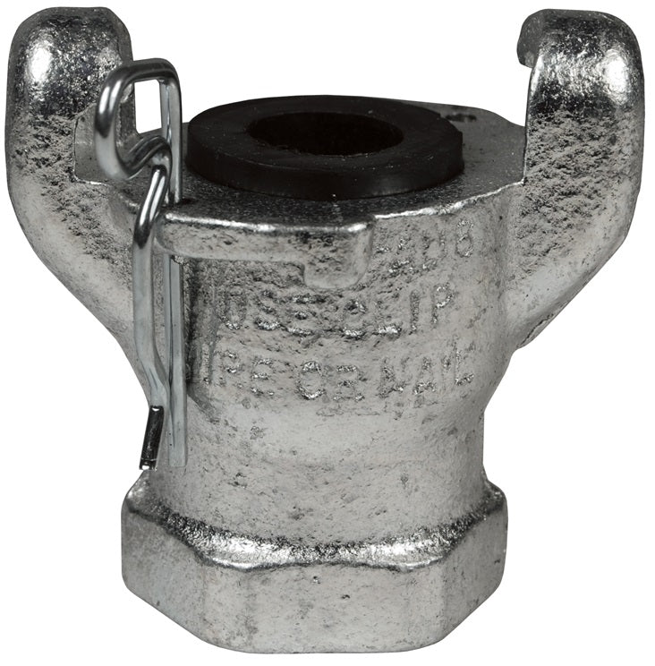 AM13 Air King® by Dixon Valve | Pneumatic Fitting | 2-Lug Threaded End | Chicago Style x 1" Female NPT | Iron