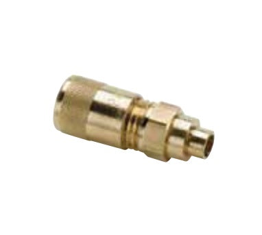 AVUS3-40 by Parker | Access Valve | 3/16" O.D. Tube or 1/4" and 3/8" Solder Fitting/Swaged Tube | Straight | Brass | Pack of 5