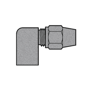 B-31370-06-02 Breco by Foster | Air Brake | 3/8" Tube Compression x 1/8" Female NPTF | 90° Elbow
