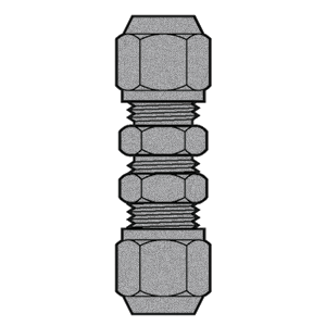 B-31474-12-12 Breco by Foster | Air Brake | 3/4" Tube Compression x 3/4" Tube Compression | Bulkhead | Straight