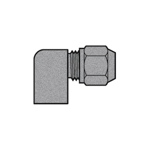 B-31470-04-04 Breco by Foster | Air Brake | 1/4" Tube Compression x 1/4" Female NPTF Thread | 90° Elbow