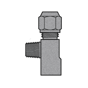 B-31482-06-04-06 Breco by Foster | Air Brake | 3/8" Tube Compression x 1/4" Female NPTF Thread x 3/8" Male NPTF Thread | Tee