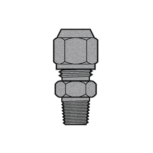 B-31468-04-02-BULK Breco by Foster | Air Brake | 1/4" Tube Compression x 1/8" Male NPTF Thread | Straight | Pack of 250