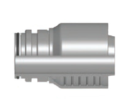 B-4040-SLMS Staplelok by Kuriyama | Rapid Staplelok Mining Fitting | -40 Hose Barb x -40 Male Staplelok End | Steel