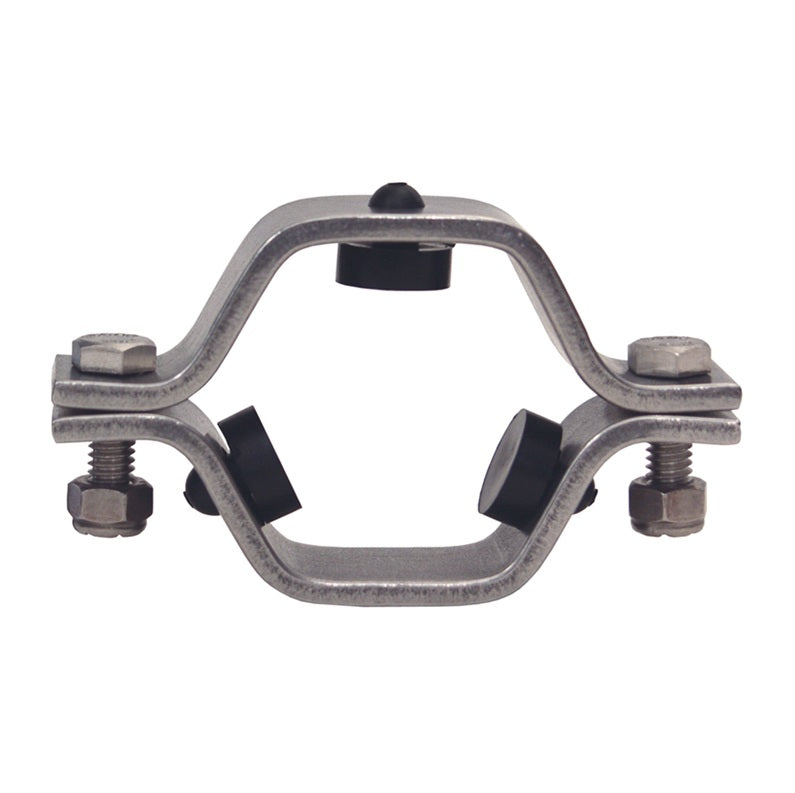 B24RGSFY-G300 Dixon Valve 304 Stainless Steel Hex Hanger with FKM Grommets - 3" Tube OD