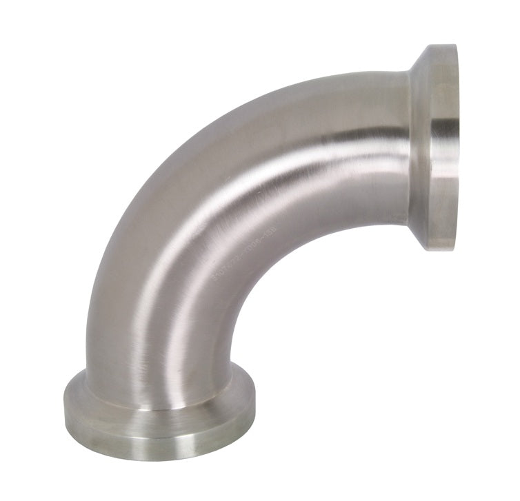 B2CI-R100 Dixon Valve 316L Stainless Steel Sanitary 90° Female I-Line Elbow - 1" Tube OD