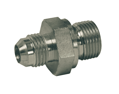 B3800-8-8 Dixon Valve Zinc Plated Steel 3/4"-16 Male 37 deg. JIC Flare x 1/2"-14 Male BSPP