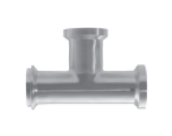 B7BI-R150 Dixon Valve 316L Stainless Steel Female I-Line x Male I-Line Run x Female I-Line Branch Tee - 1-1/2" Tube OD