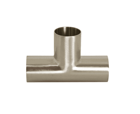 B7W-R400P Dixon Valve 316L Stainless Steel Sanitary Polished Long Weld Tee - 4" Tube OD