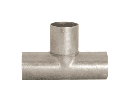B7W-R150U Dixon Valve 316L Stainless Steel Sanitary Unpolished Long Weld Tee - 1-1/2" Tube OD