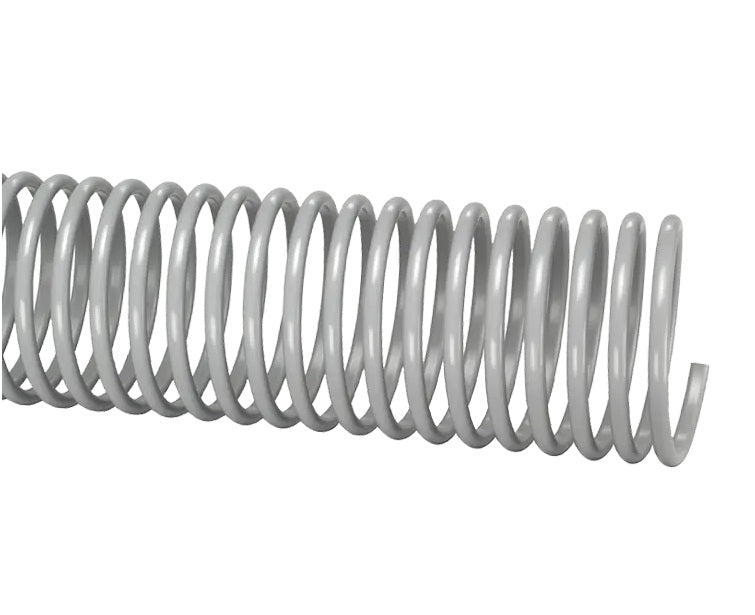BCRT4 Tigerflex® by Kuriyama | BCRT™ Series | Rigid PVC Banding Coil | for High-Profile Clockwise Helix Hoses | Fits 4" Hose ID | Gray