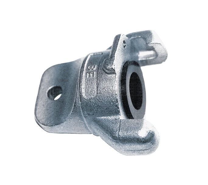 BE by Kuriyama | BE Series | Universal Air Hose Coupling Blank End | 2 Lug | Zinc Plated Carbon Steel