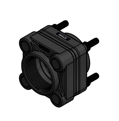 BF230 by Banjo | IBC Tank Accessories | 2" Bolted Flange | 3" All Thread Bolts | Gasket: EPDM | Polypropylene