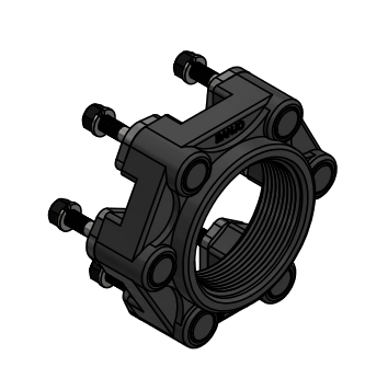 BF302BDA by Banjo | IBC Tank Accessories | 3" NPT Bolted Inside Tank Fitting Assembly | Gasket: EPDM | Polypropylene