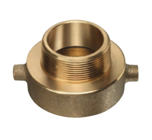 BHYA-24ST24PT by Kuriyama | BHYA Series | Hydrant Adapter | 1-1/2" Female NST x 1-1/2" Male NPT | Brass
