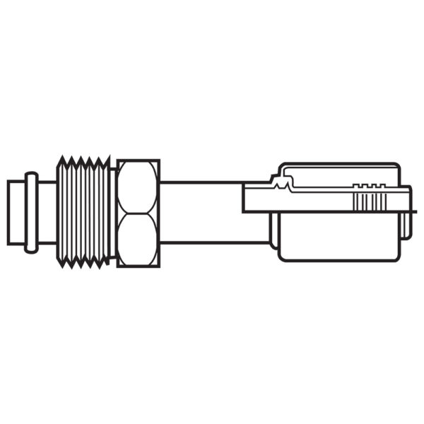 BL-10-10TMS by Kurt Hydraulics | Male O-Ring | Swivel | Refrigerant Beadlock Hose Coupling | for 1/2" Hose ID