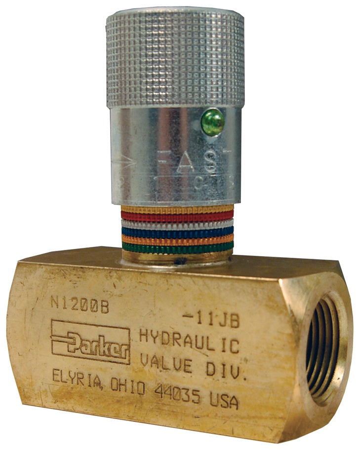 BN1600 by Dixon Valve | Series-N | Flow Control Valve | 1/8" Female NPTF | Brass