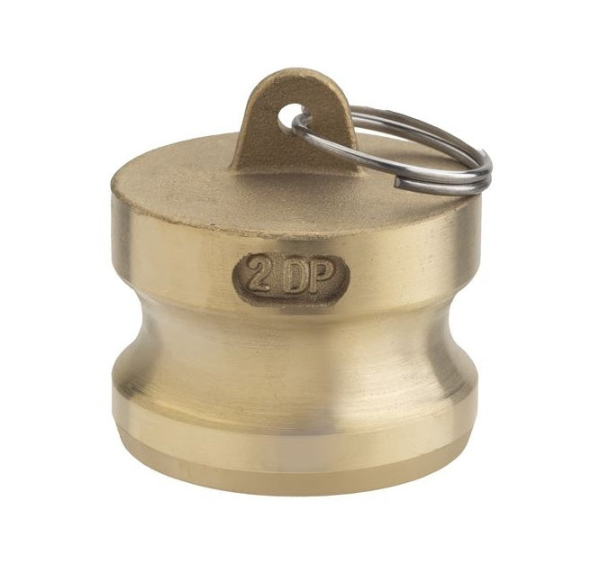 BR-DP200 by Kuriyama | BR-DP Series | Part DP | Cam & Groove Dust Plug | 2" Size | Brass