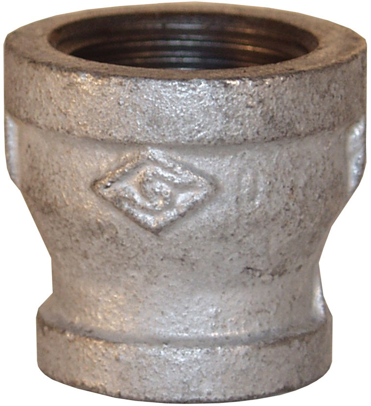 BR7550G by Dixon Valve | Bell Reducer Adapter | 3/4" Female NPT x 1/2" Female NPT | 150# Galvanized Iron