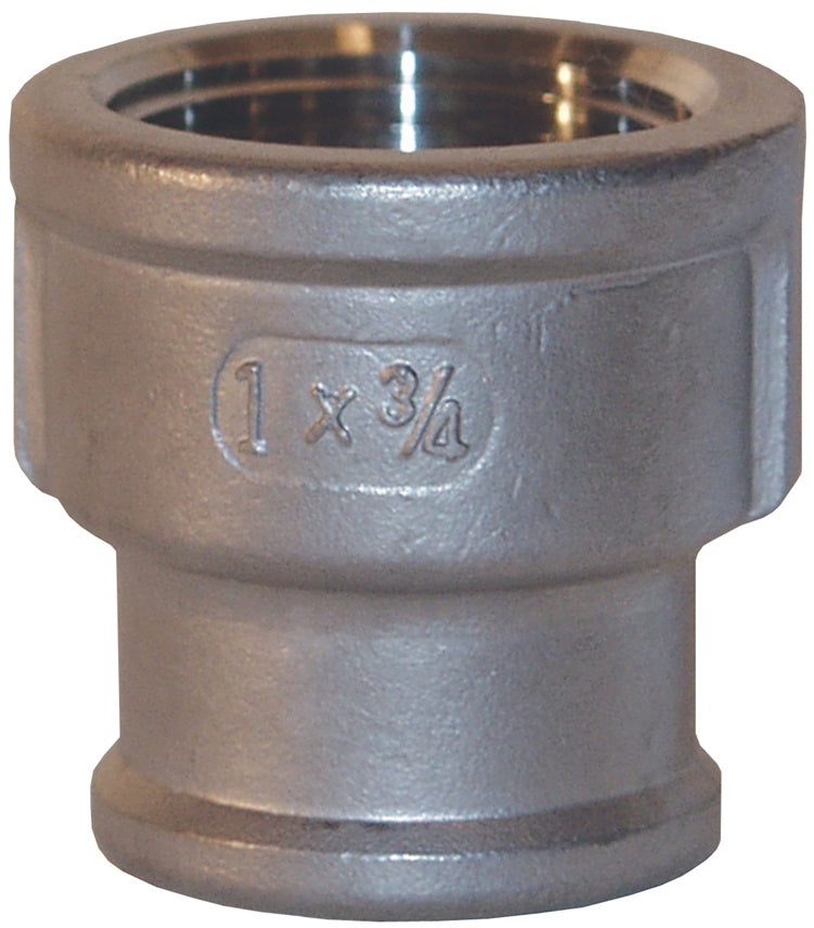 BR7550SS by Dixon Valve | Bell Reducer Adapter | 3/4" Female NPT x 1/2" Female NPT | 150# 316 Stainless Steel