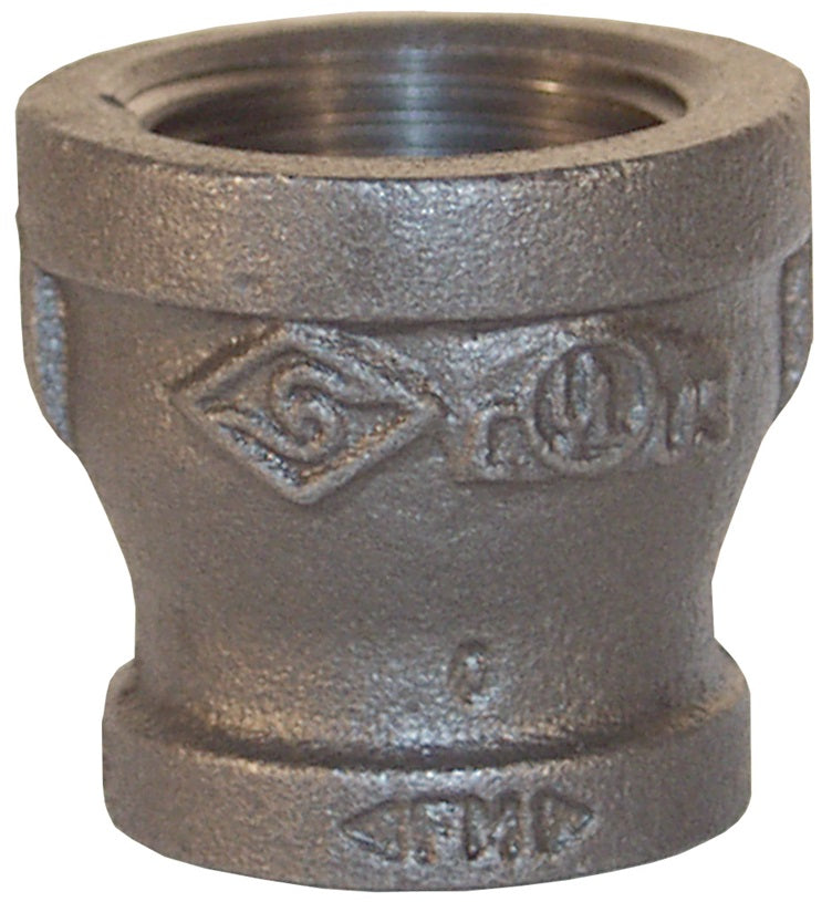 BR4010 by Dixon Valve | Bell Reducer Adapter | 4" Female NPT x 1" Female NPT | 150# Iron