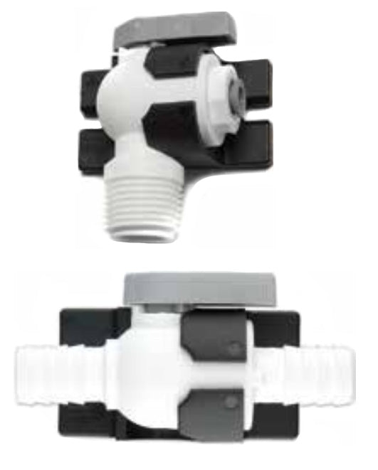 BVC by Parker | Ball Valve Clip | 2.25" Length | 1.20" Width | 1.39" Height | Black