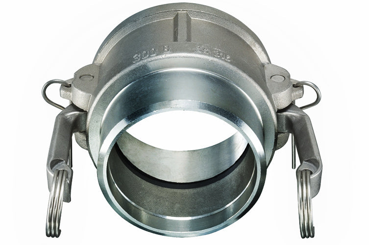 BW-SSB400 by Kuriyama | Quick-Acting Weld Coupling | Part B | 4" Female Coupler | 316 Stainless Steel