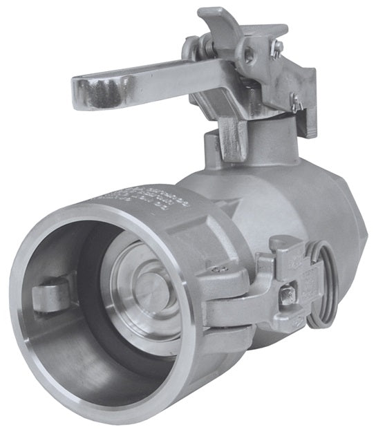D2C71-150 Bayloc® by Dixon Valve | Dry Disconnect | D2C-Series | Cam & Groove Actuator Style Coupler | 1-1/2" Female NPT x 2" Coupler | Nitrile Rubber Seal | Stainless Steel
