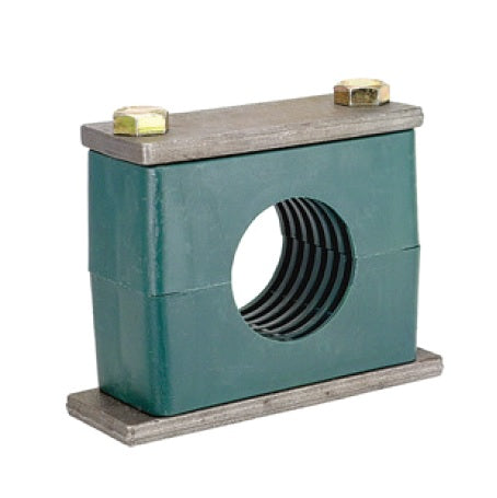 H7056S-SS by ZSi-Foster | Weld Mount Beta Clamp | Heavy Series | For 3" Pipe | Polypropylene/304 Stainless Steel