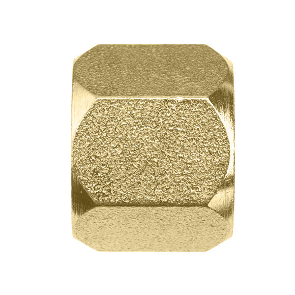 0304-C-08-B by Brennan Inc. | -08 JIC Cap Nut | Brass