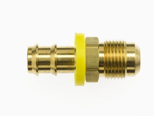 2116-10-10-B by Brennan Inc. | -10 Push Lock x -10 SAE | Straight | Brass