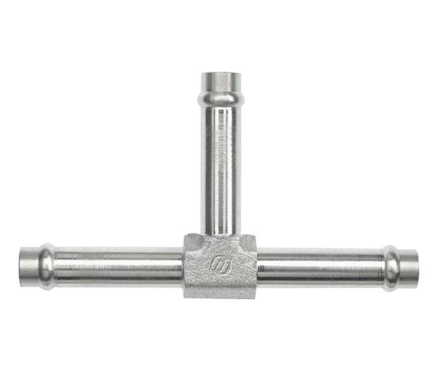 4504-06-06-06-FG by Brennan Inc. | -06 Hose Barb x -06 Hose Barb x -06 Hose Barb | Tee | Forged Steel